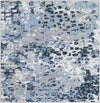 Aegean Elegance Washables Collection Area Rug -  Andros Square Gray Navy Green  lifestyle 18