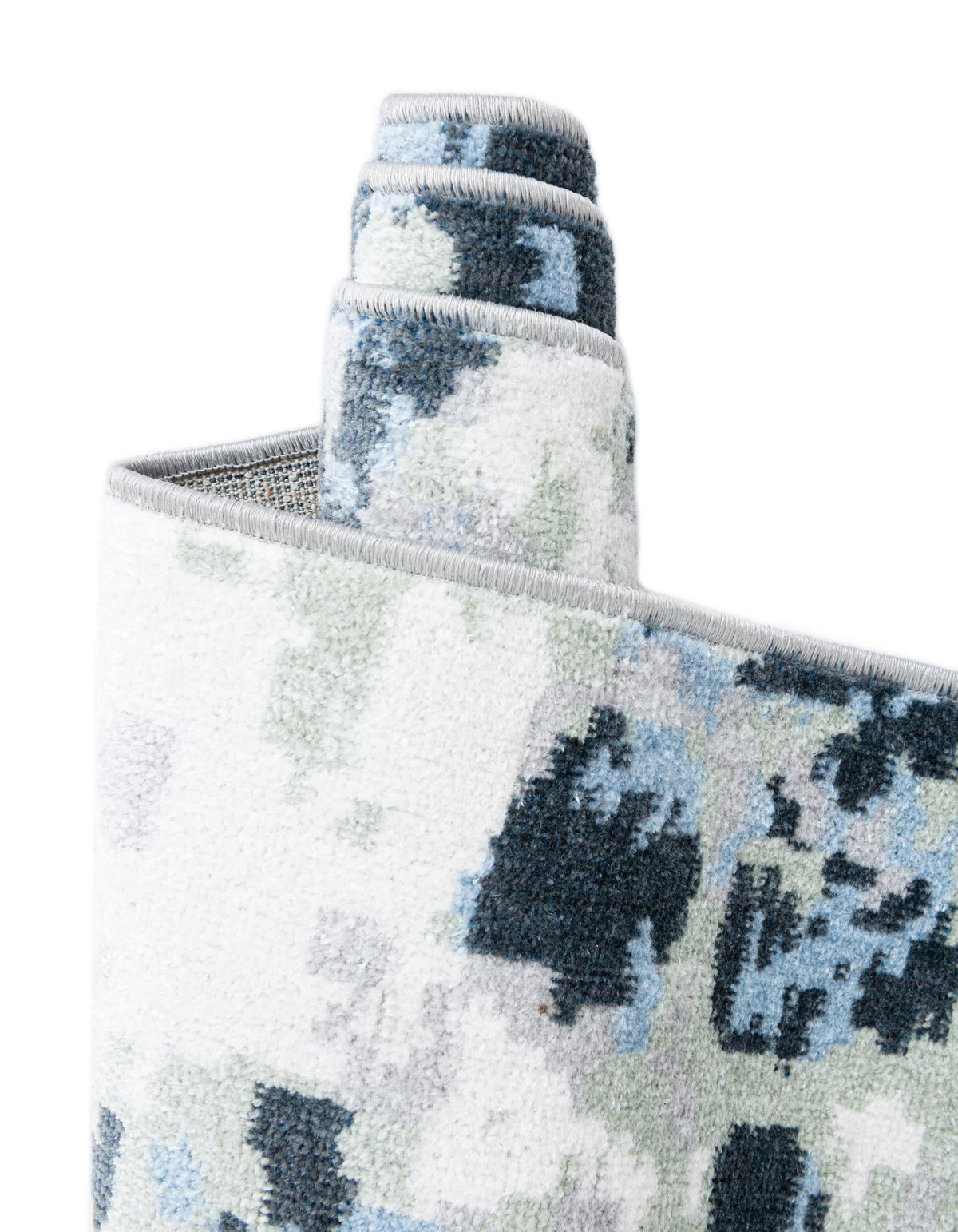 Aegean Elegance Washables Collection Area Rug -  Andros Rectangle Gray Navy Green  lifestyle 10
