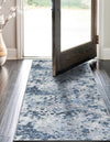 Aegean Elegance Washables Collection Area Rug -  Andros Runner Gray Navy Green  lifestyle 22