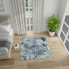 Aegean Elegance Washables Collection Area Rug -  Andros Square Gray Navy Green  lifestyle 67