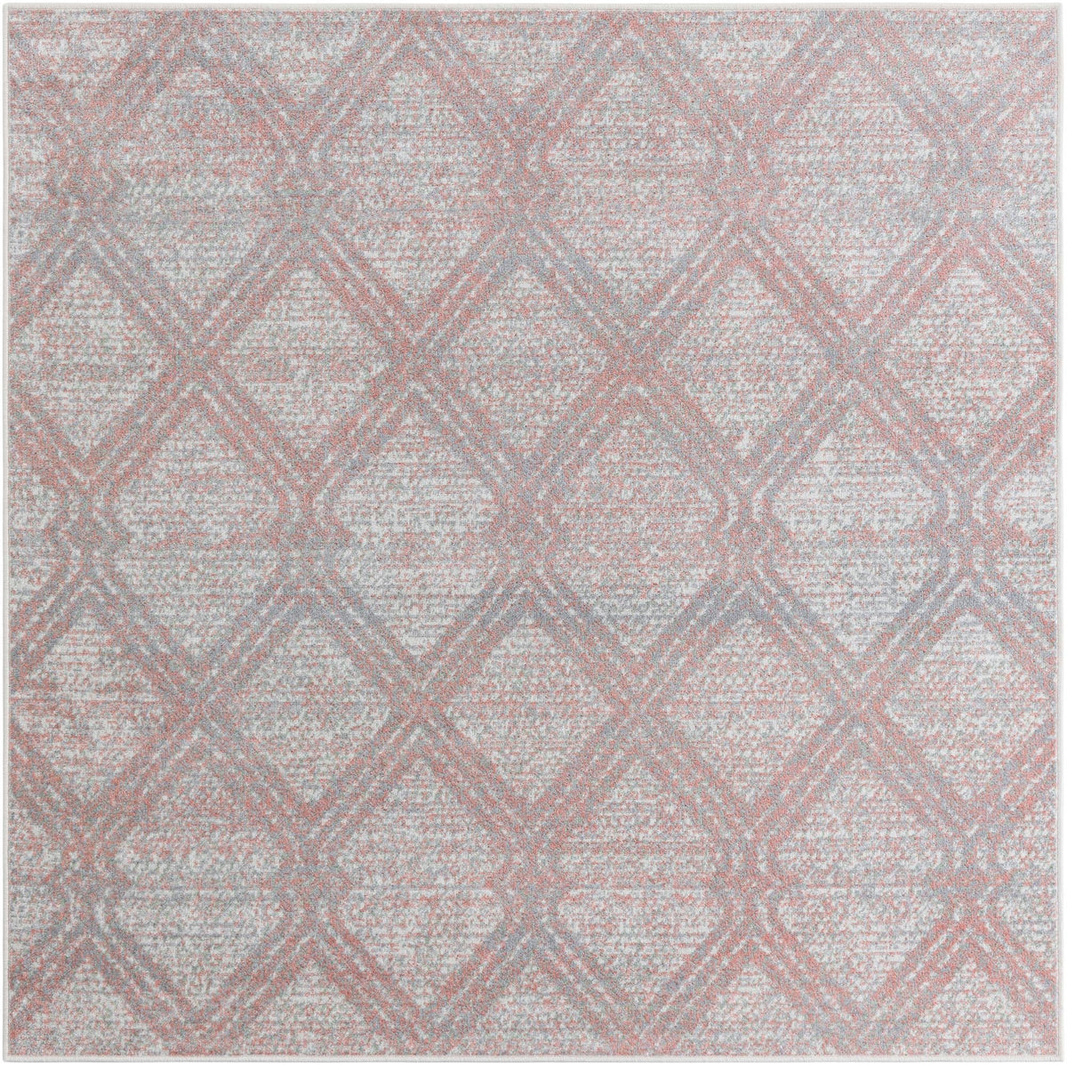 Aegean Elegance Washables Collection Area Rug -  Tinos Square Rose Pink  lifestyle 50