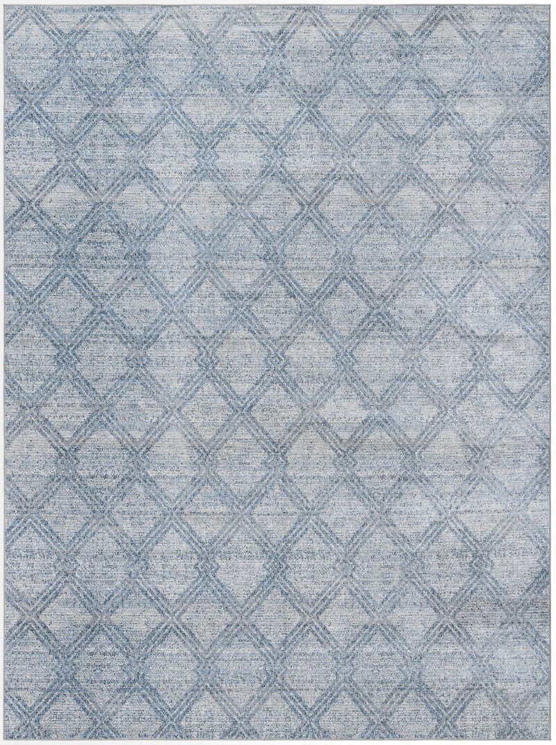 Aegean Elegance Washables Collection Area Rug -  Tinos Rectangle Blue  lifestyle 5