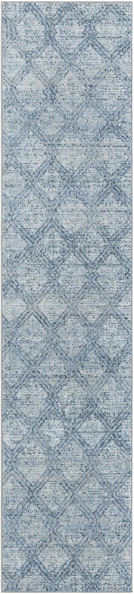 Aegean Elegance Washables Collection Area Rug -  Tinos Runner Blue  lifestyle 48
