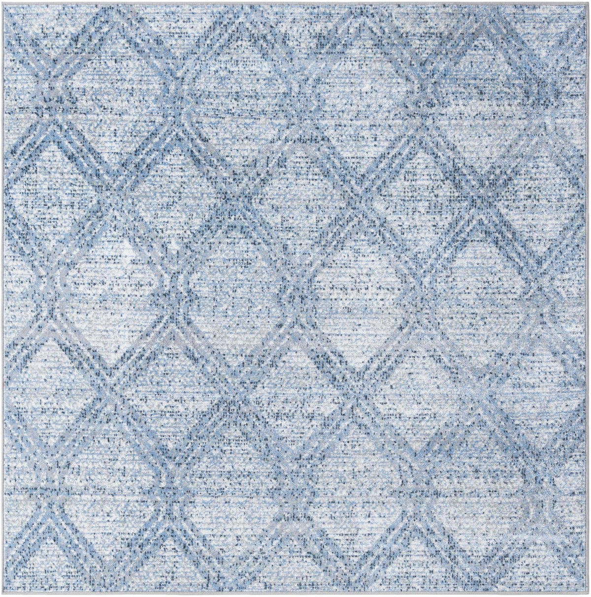 Aegean Elegance Washables Collection Area Rug -  Tinos Square Blue  lifestyle 119