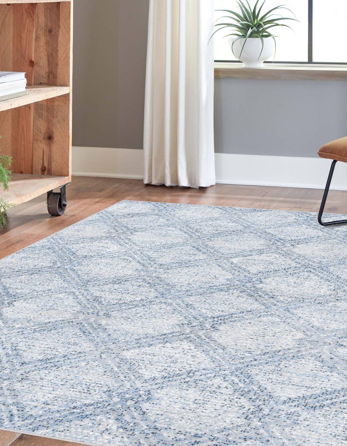 Aegean Elegance Washables Collection Area Rug -  Tinos Rectangle Blue  lifestyle 8