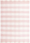 Sustainable Grid Indoor-Outdoor Oasis Collection Area Rug - Savannah Rectangle Pink  lifestyle 2