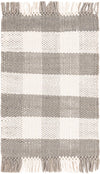 Sustainable Grid Indoor-Outdoor Oasis Collection Area Rug - Savannah Rectangle Gray  lifestyle 3