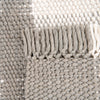 Sustainable Grid Indoor-Outdoor Oasis Collection Area Rug - Savannah Rectangle Gray  lifestyle 48