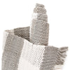 Sustainable Grid Indoor-Outdoor Oasis Collection Area Rug - Savannah Rectangle Gray  lifestyle 54