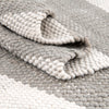 Sustainable Grid Indoor-Outdoor Oasis Collection Area Rug - Savannah Rectangle Gray  lifestyle 60