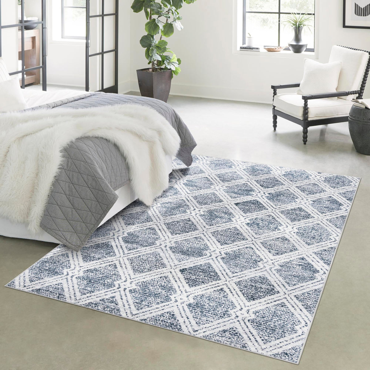 Aegean Elegance Washables Collection Area Rug -  Tinos Rectangle Ivory  lifestyle 40