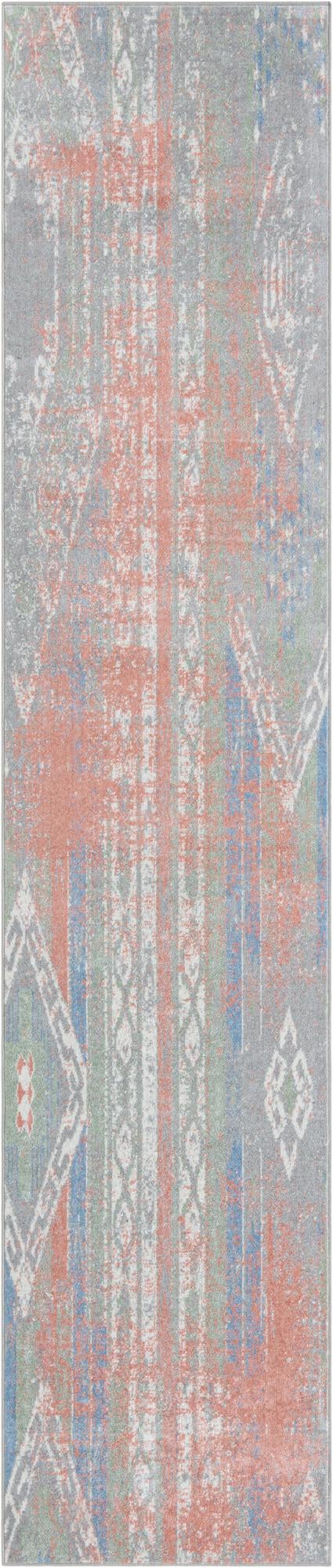 Aegean Elegance Washables Collection Area Rug -  Zakynthos Runner Multi  lifestyle 34