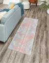 Aegean Elegance Washables Collection Area Rug -  Zakynthos Runner Multi  lifestyle 38