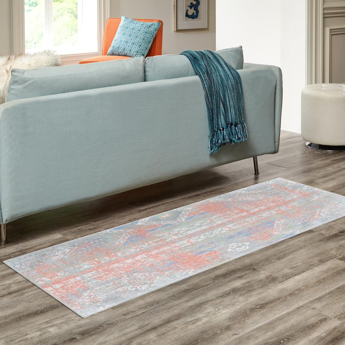 Aegean Elegance Washables Collection Area Rug -  Zakynthos Runner Multi  lifestyle 92