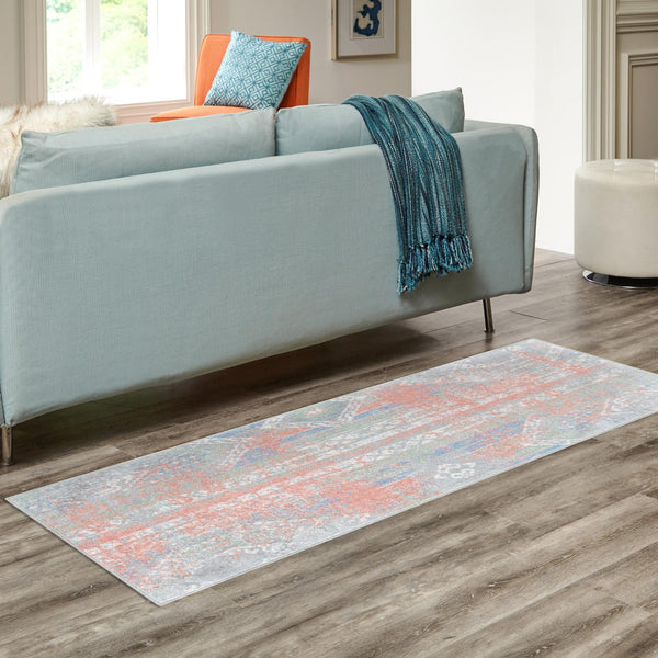 Aegean Elegance Washables Collection Area Rug -  Zakynthos Runner Multi  lifestyle 92