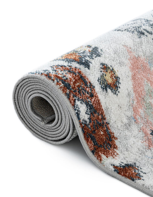 Aegean Elegance Washables Collection Area Rug -  Zakynthos Rectangle Ivory Gray  lifestyle 22