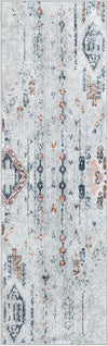 Aegean Elegance Washables Collection Area Rug -  Zakynthos Runner Ivory Gray  lifestyle 33