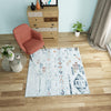 Aegean Elegance Washables Collection Area Rug -  Zakynthos Square Ivory Gray  lifestyle 63