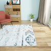 Aegean Elegance Washables Collection Area Rug -  Zakynthos Square Ivory Gray  lifestyle 71