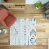 Aegean Elegance Washables Collection Area Rug -  Zakynthos Square Ivory Gray  lifestyle 73