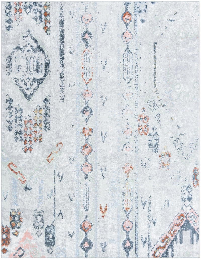 Aegean Elegance Washables Collection Area Rug -  Zakynthos Rectangle Ivory Gray  lifestyle 4