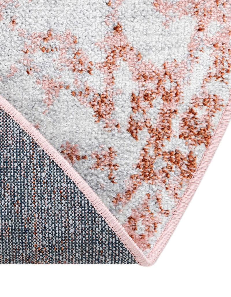 Aegean Elegance Washables Collection Area Rug -  Serifos Round Rose Pink  lifestyle 73