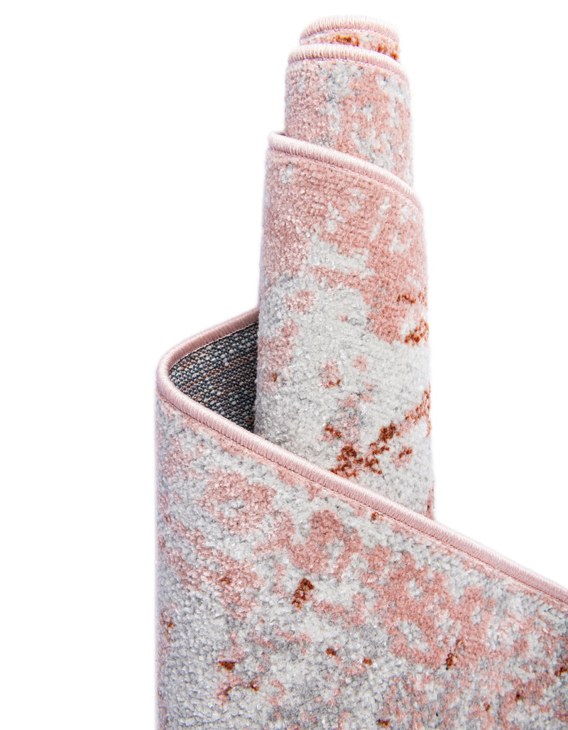 Aegean Elegance Washables Collection Area Rug -  Serifos Square Rose Pink  lifestyle 92