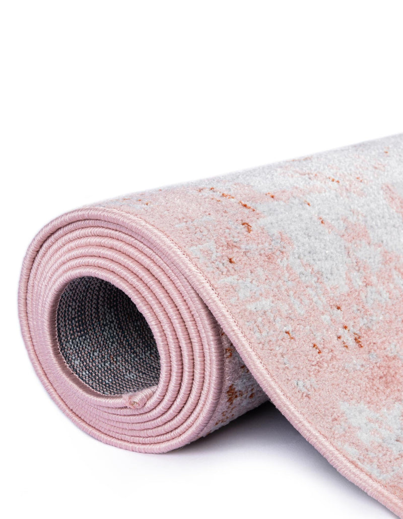 Aegean Elegance Washables Collection Area Rug -  Serifos Square Rose Pink  lifestyle 98