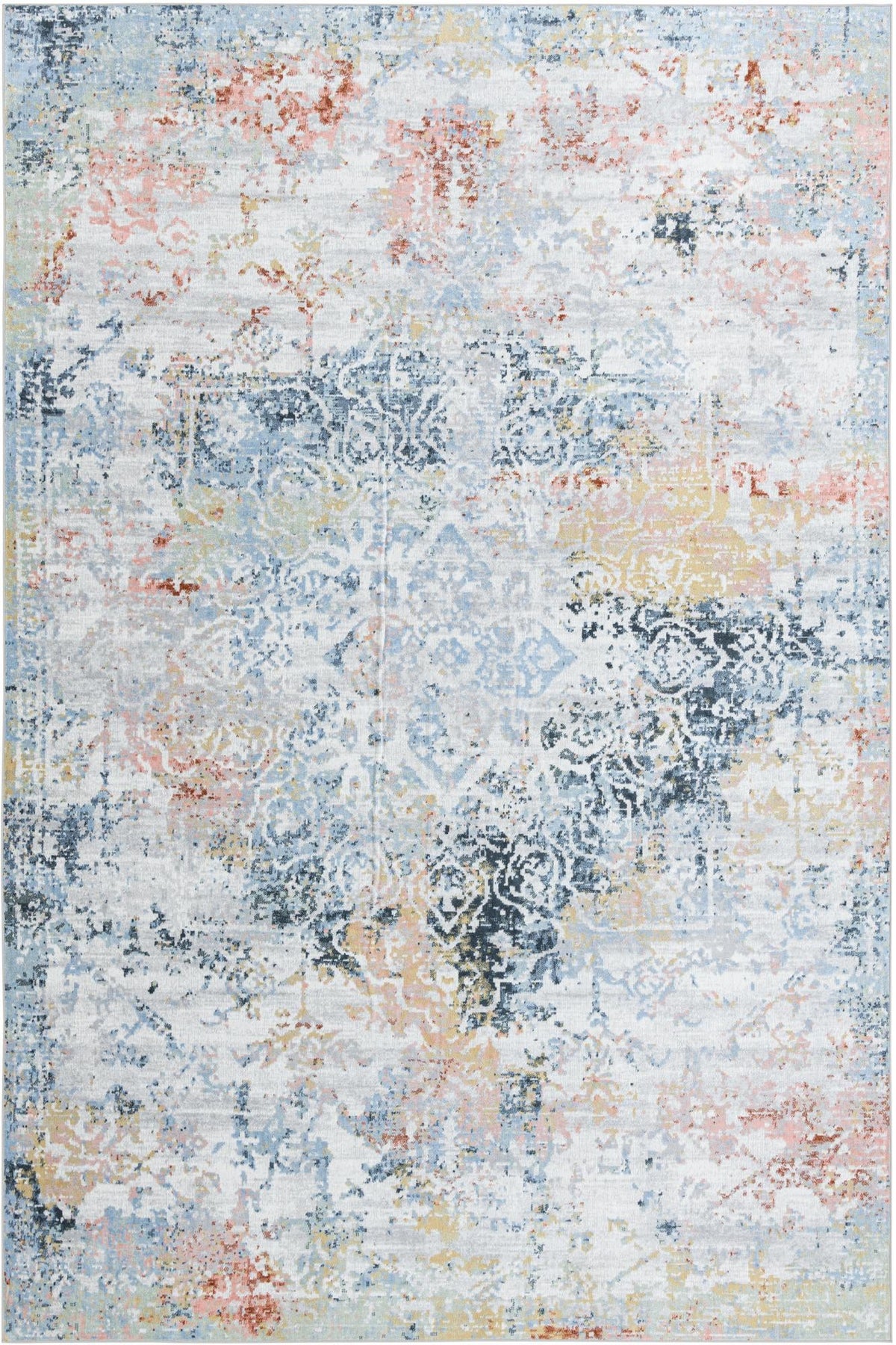 Aegean Elegance Washables Collection Area Rug -  Serifos Rectangle Multi  lifestyle 4