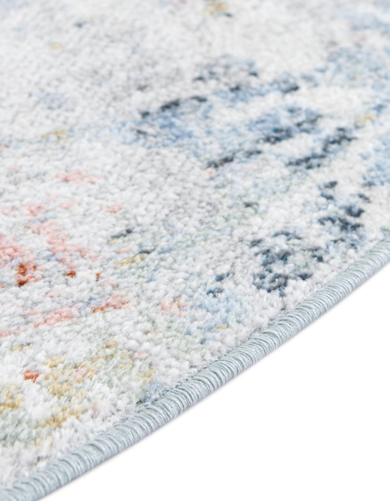 Aegean Elegance Washables Collection Area Rug -  Serifos Round Multi  lifestyle 65
