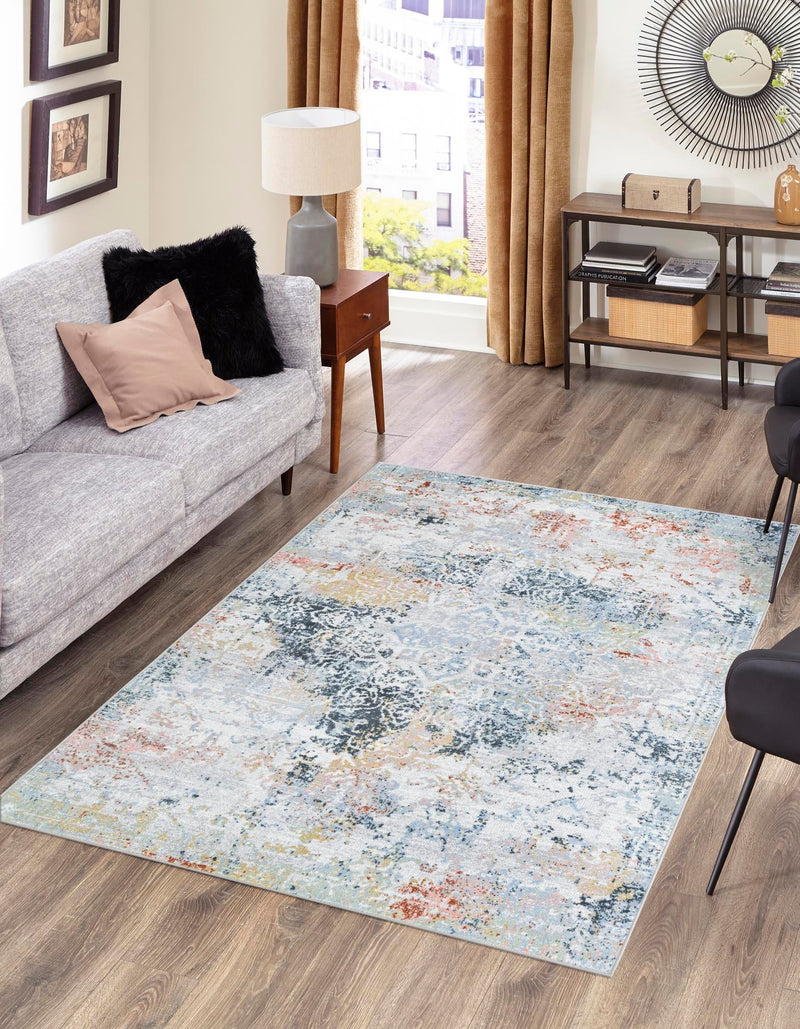 Aegean Elegance Washables Collection Area Rug -  Serifos Rectangle Multi  lifestyle 4