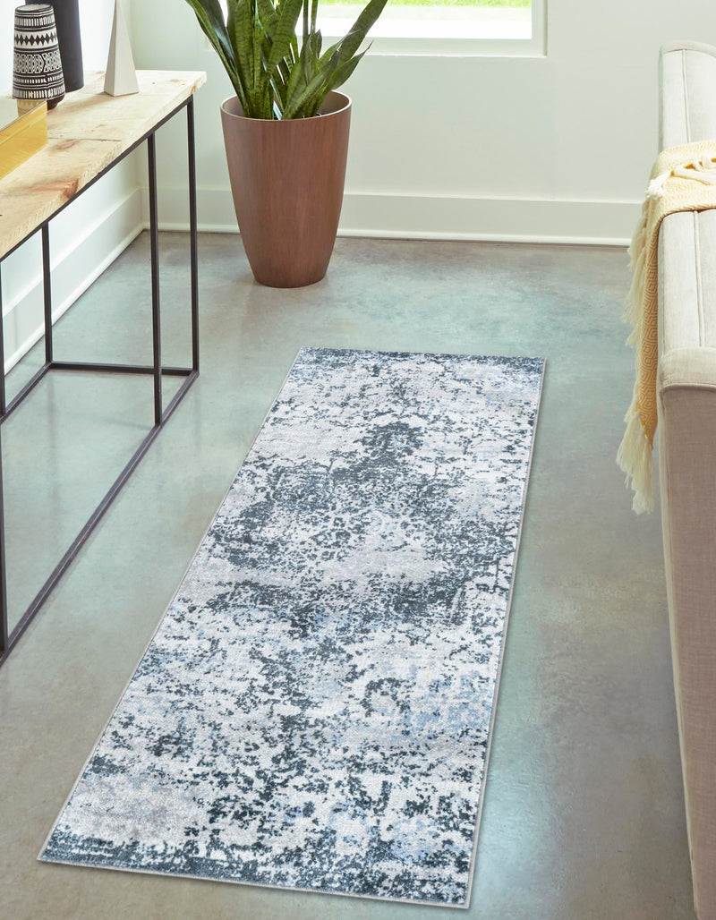 Aegean Elegance Washables Collection Area Rug -  Serifos Runner Navy Blue  lifestyle 37
