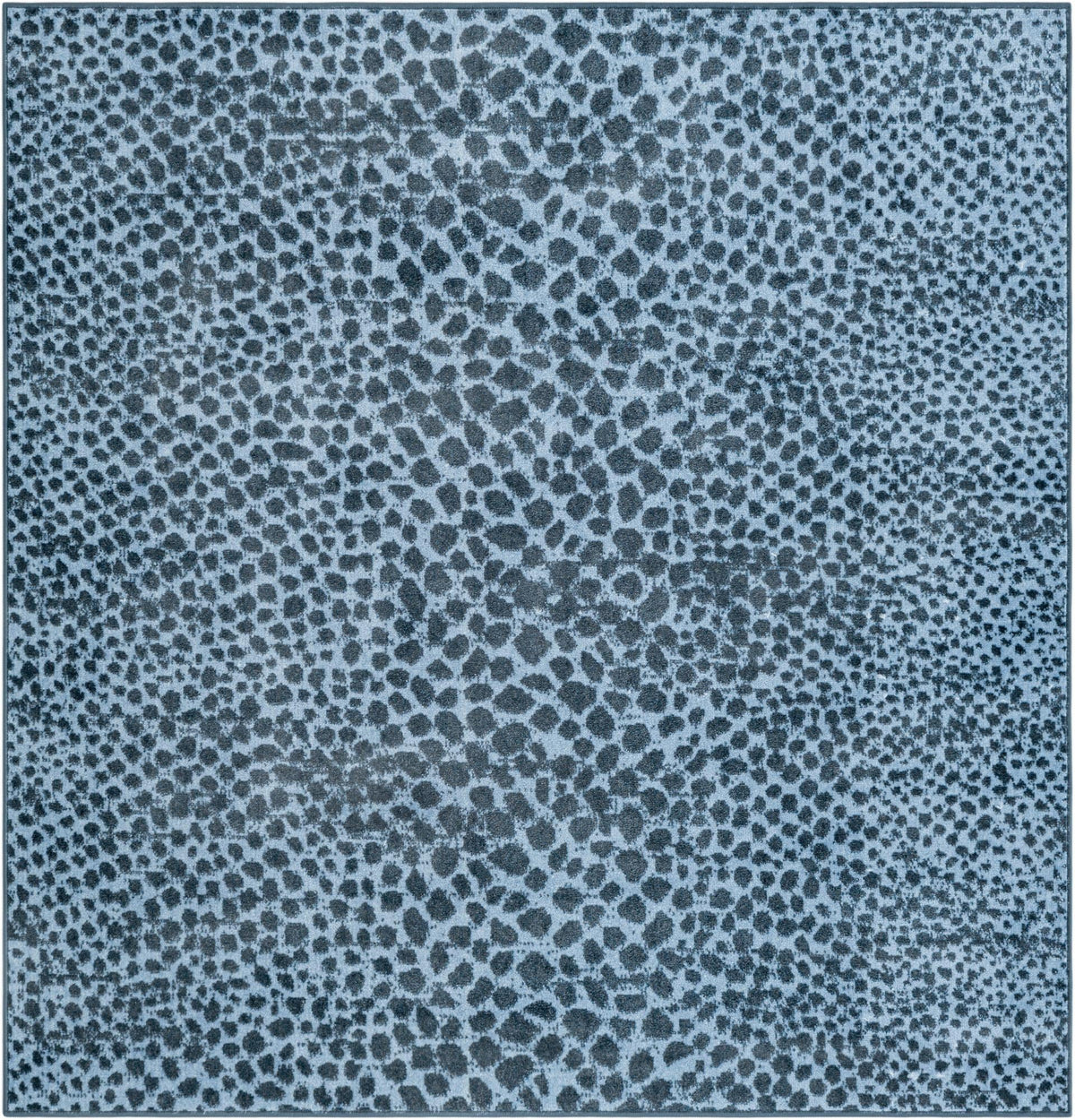 Aegean Elegance Washables Collection Area Rug -  Mykonos Square Navy Blue  lifestyle 51