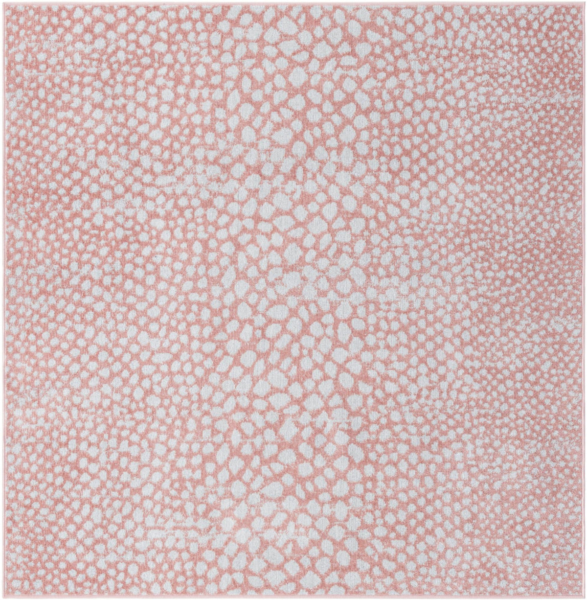 Aegean Elegance Washables Collection Area Rug -  Mykonos Square Rose Pink  lifestyle 95