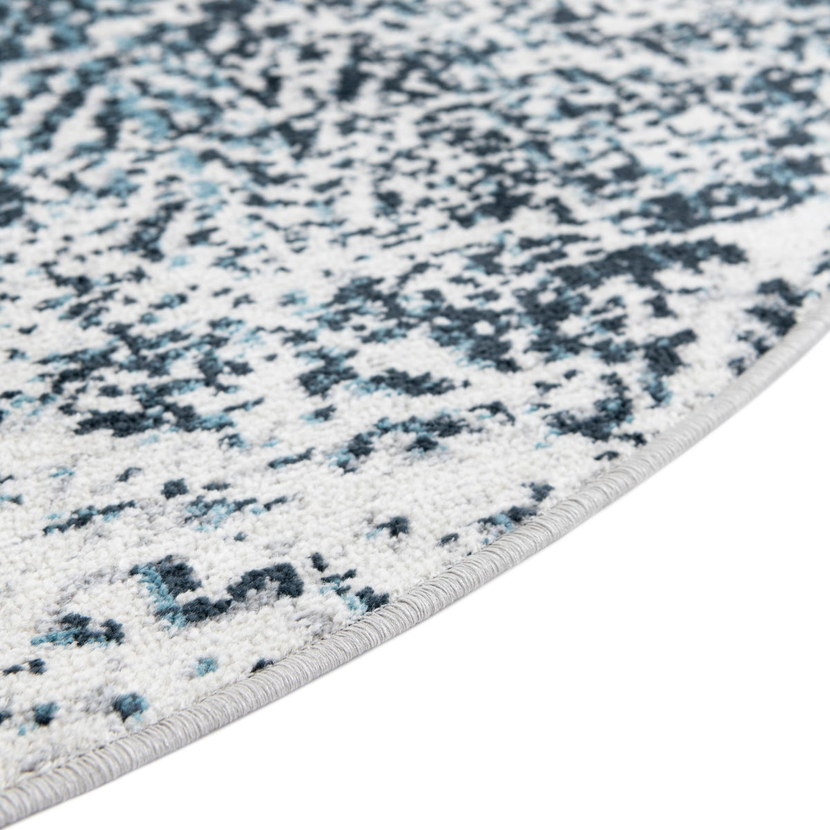 Aegean Elegance Washables Collection Area Rug -  Naxos Round Navy Blue  lifestyle 51
