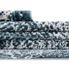 Aegean Elegance Washables Collection Area Rug -  Naxos Round Navy Blue  lifestyle 93