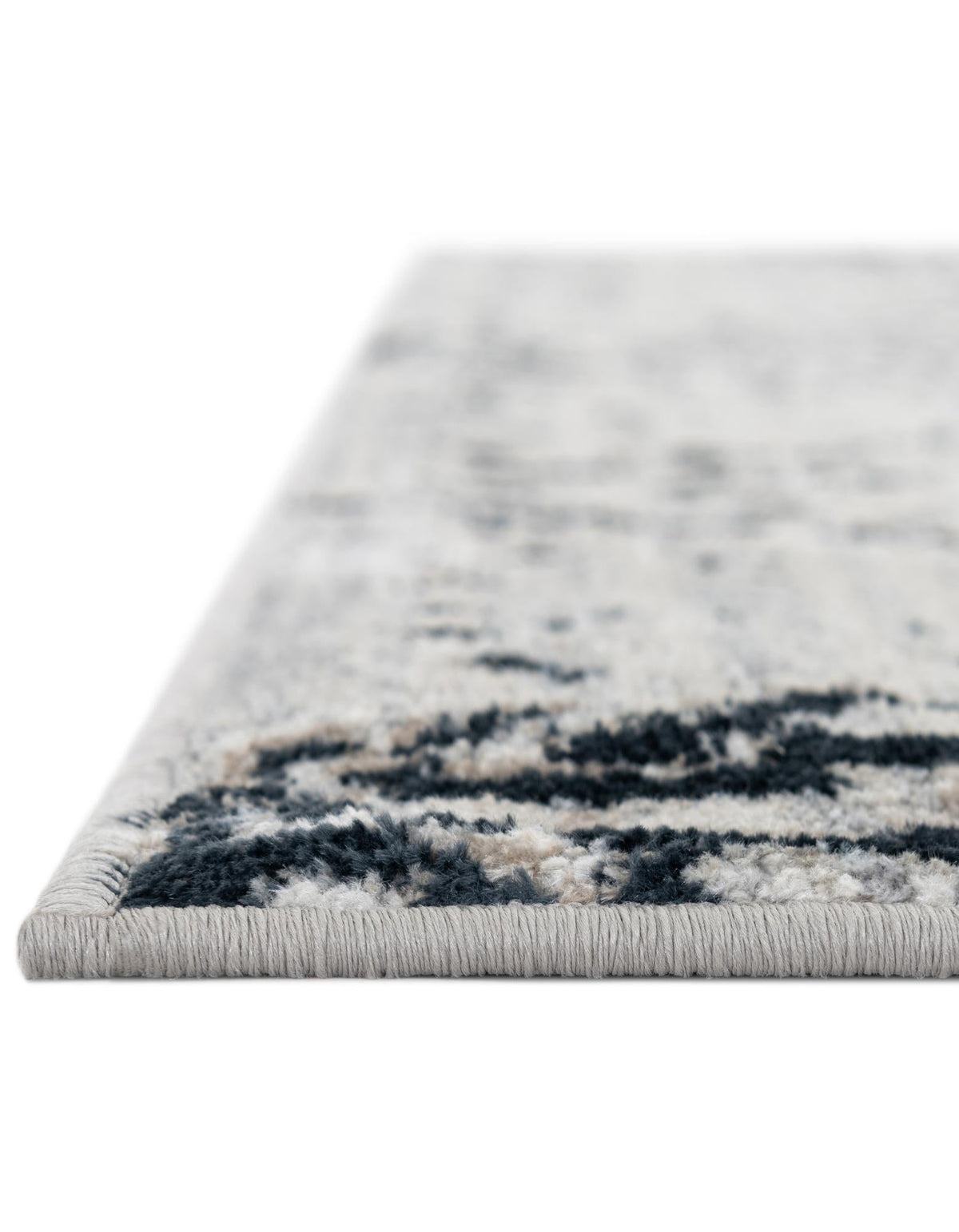 Aegean Elegance Washables Collection Area Rug -  Naxos Rectangle Black and White  lifestyle 6