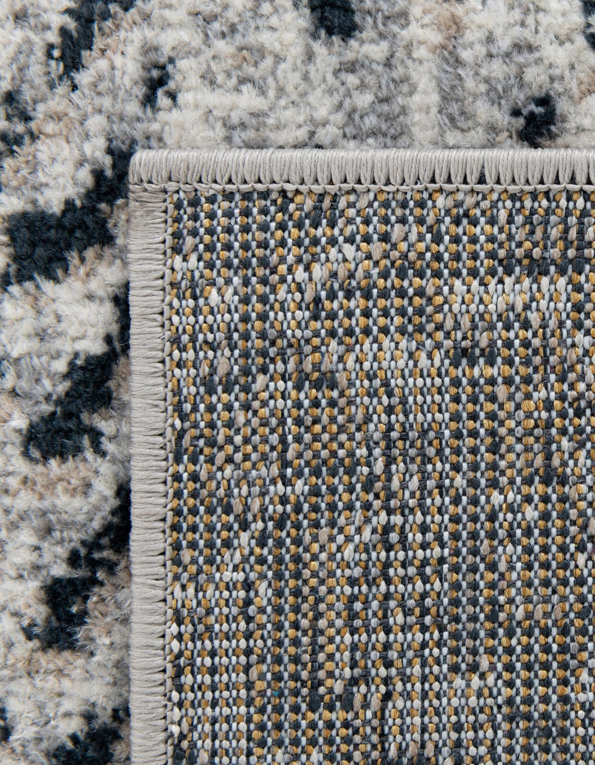 Aegean Elegance Washables Collection Area Rug -  Naxos Rectangle Black and White  lifestyle 8