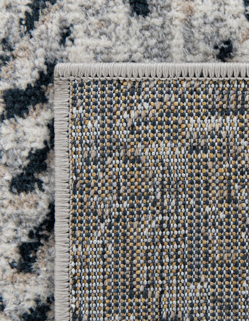 Aegean Elegance Washables Collection Area Rug -  Naxos Rectangle Black and White  lifestyle 8