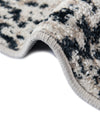 Aegean Elegance Washables Collection Area Rug -  Naxos Rectangle Black and White  lifestyle 9