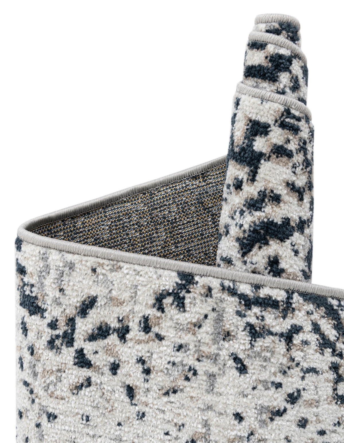 Aegean Elegance Washables Collection Area Rug -  Naxos Rectangle Black and White  lifestyle 10