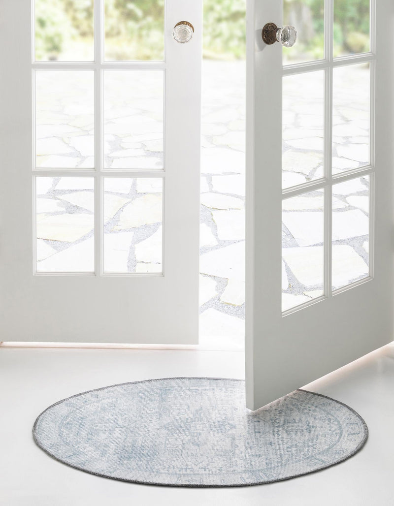 Heritage Elegance Collection Area Rug -  Windsor (Ivory) Oval Ivory  lifestyle 23