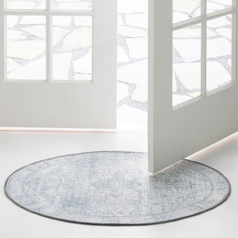 Heritage Elegance Collection Area Rug -  Windsor (Ivory) Oval Ivory  lifestyle 71