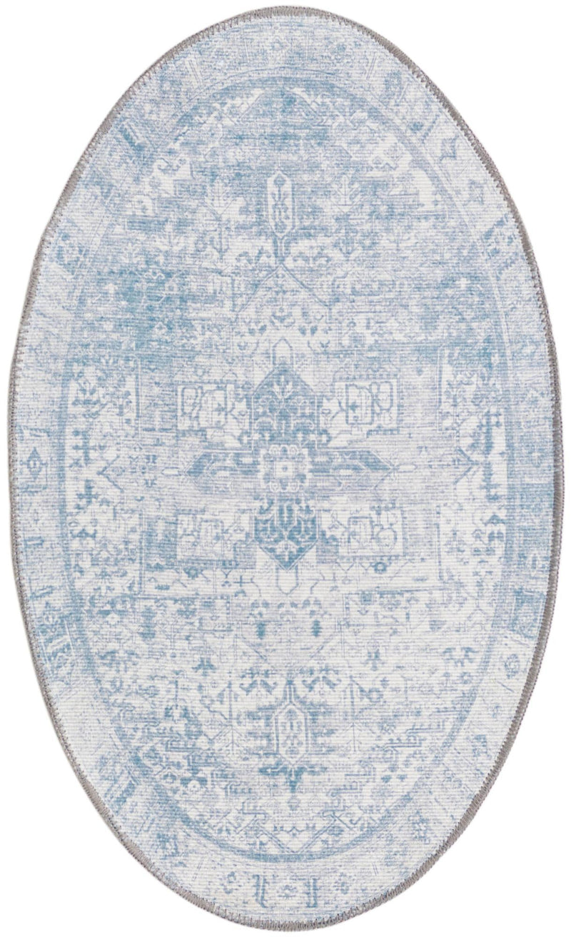 Heritage Elegance Collection Area Rug -  Windsor (Ivory) Oval Ivory  lifestyle 19