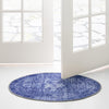 Heritage Elegance Collection Area Rug -  Windsor (Navy Blue) Oval Navy Blue  lifestyle 71