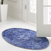 Heritage Elegance Collection Area Rug -  Windsor (Navy Blue) Oval Navy Blue  lifestyle 75