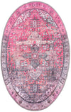 Heritage Elegance Collection Area Rug -  Windsor (Pink) Oval Pink  lifestyle 18