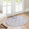 Heritage Elegance Collection Area Rug -  Chatsworth Oval Gray  lifestyle 105