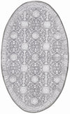 Heritage Elegance Collection Area Rug -  Chatsworth Oval Gray  lifestyle 43