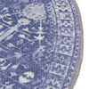 Heritage Elegance Collection Area Rug -  Chatsworth Oval Navy Blue  lifestyle 62
